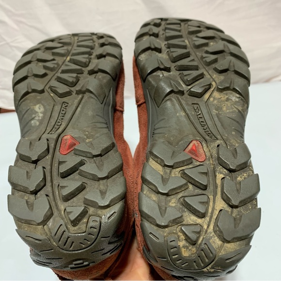Salomon Contagrip Thinsulate insulation Suede Shoes size 7 - Picture 9 of 15